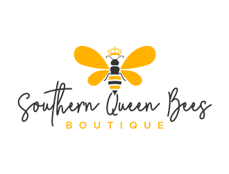 Southern Queen Bees Boutique logo design by GemahRipah