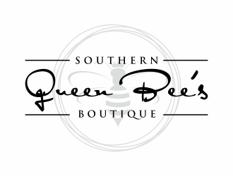 Southern Queen Bees Boutique logo design by Msinur