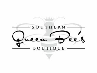 Southern Queen Bees Boutique logo design by Msinur