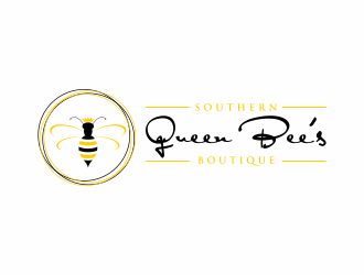 Southern Queen Bees Boutique logo design by Msinur
