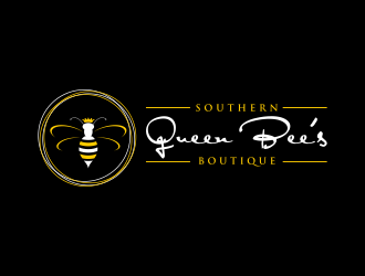 Southern Queen Bees Boutique logo design by Msinur