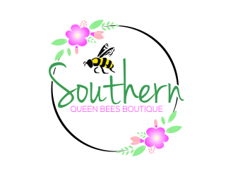 Southern Queen Bees Boutique logo design by qqdesigns
