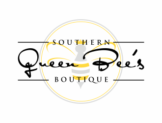 Southern Queen Bees Boutique logo design by Msinur