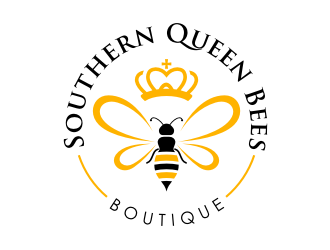 Southern Queen Bees Boutique logo design by GemahRipah