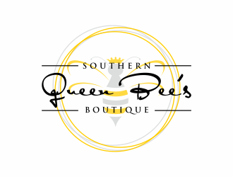 Southern Queen Bees Boutique logo design by Msinur
