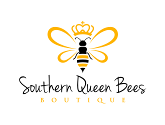 Southern Queen Bees Boutique logo design by GemahRipah