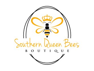 Southern Queen Bees Boutique logo design by GemahRipah
