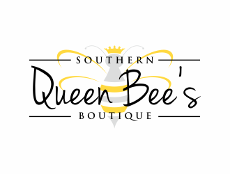 Southern Queen Bees Boutique logo design by Msinur