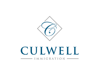 Culwell Immigration logo design by yeve