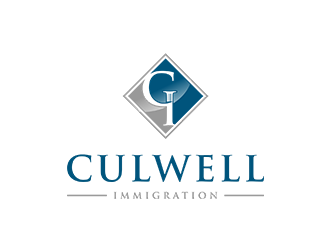 Culwell Immigration logo design by yeve