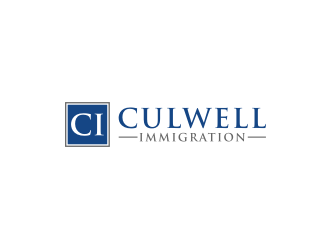 Culwell Immigration logo design by zizou