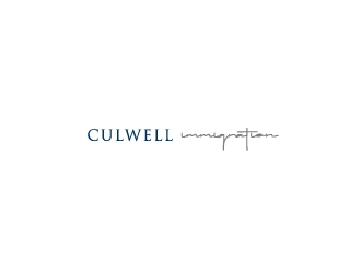 Culwell Immigration logo design by kevlogo