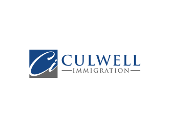 Culwell Immigration logo design by zizou