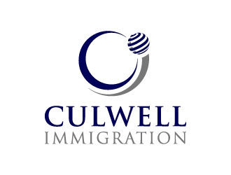 Culwell Immigration logo design by mewlana