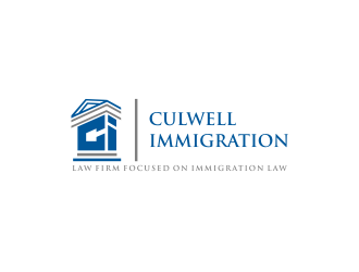 Culwell Immigration logo design by menanagan