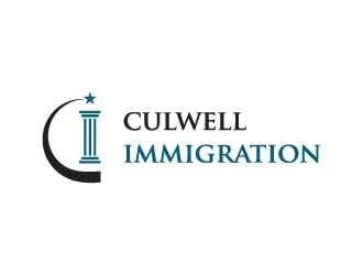 Culwell Immigration logo design by maserik