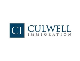 Culwell Immigration logo design by maserik
