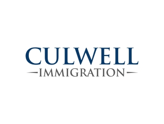 Culwell Immigration logo design by javaz