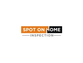 Spot On Home Inspection  logo design by Diancox