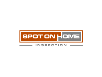 Spot On Home Inspection  logo design by menanagan