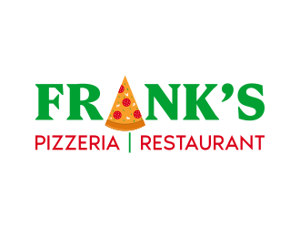 Franks Pizzeria Restaurant logo design by DeyXyner