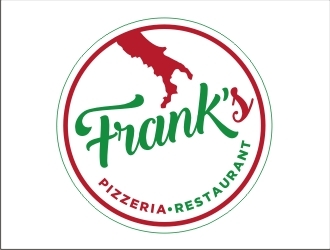 Franks Pizzeria Restaurant logo design by GURUARTS