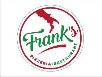 Franks Pizzeria Restaurant logo design by GURUARTS
