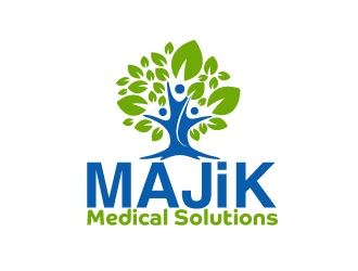 MAJiK Medical Solutions logo design by AamirKhan