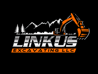 Linkus Excavating LLC  logo design by 3Dlogos