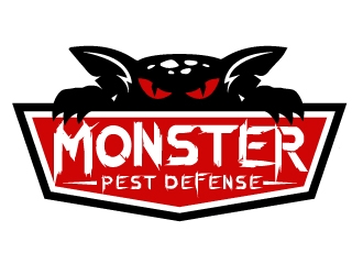 Monster Pest Defense logo design by AamirKhan
