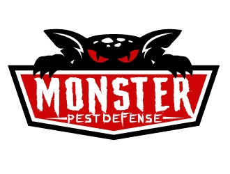 Monster Pest Defense logo design by AamirKhan