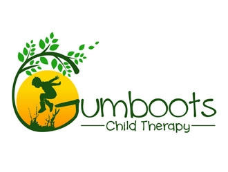 Gumboots Child Therapy logo design by CreativeMania