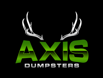 Axis Dumpsters  logo design by lestatic22