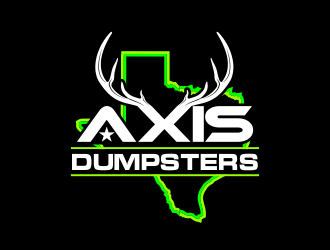 Axis Dumpsters  logo design by beejo