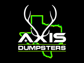 Axis Dumpsters  logo design by beejo