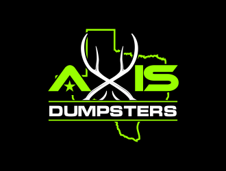 Axis Dumpsters  logo design by beejo