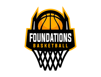 Foundations Basketball logo design by JessicaLopes