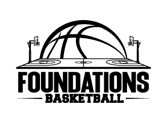 Foundations Basketball logo design by jaize