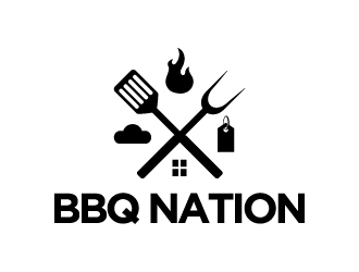 BBQ Nation logo design by iamjason