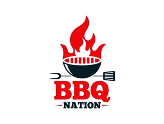 BBQ Nation logo design by Abril
