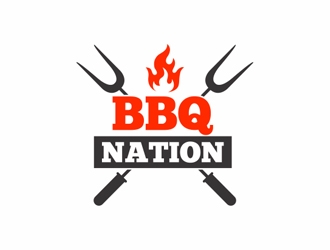BBQ Nation logo design by Abril