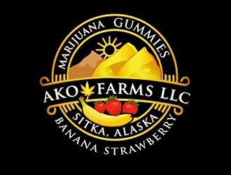 AKO FARMS logo design by PrimalGraphics