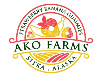 AKO FARMS logo design by MUSANG