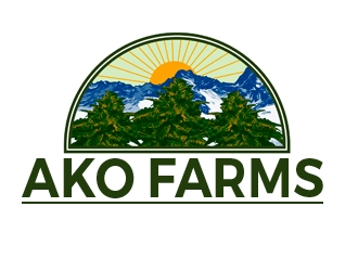AKO FARMS logo design by samueljho