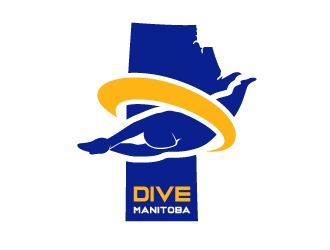 Dive Manitoba logo design by Badnats