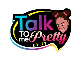 Talk To Me Pretty by.TT logo design by MUSANG