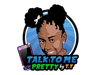 Talk To Me Pretty by.TT logo design by PrimalGraphics