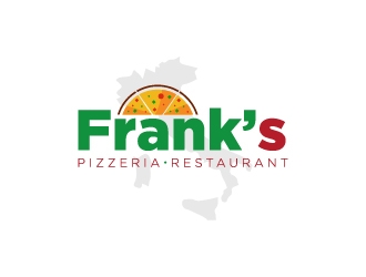 Franks Pizzeria Restaurant logo design by wongndeso