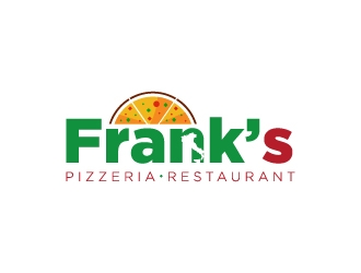 Franks Pizzeria Restaurant logo design by wongndeso