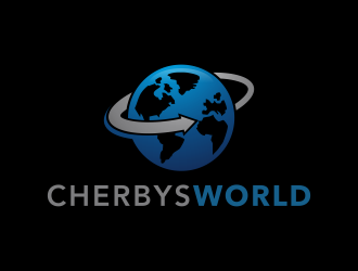 Cherbys World logo design by BlessedArt